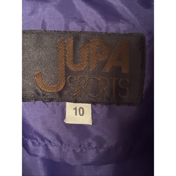 Ski Suit One Piece Snowsuit Snow Bib Girls 10 Jupa sports Purple Hood Embroidery - Picture 6 of 6